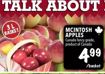 Farm Boy Mcintosh apples offer
