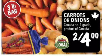 Farm Boy Carrots or onions offer