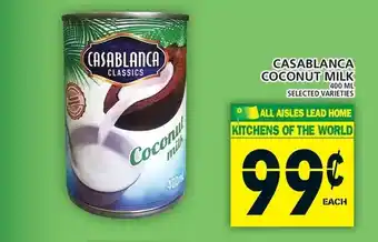 Food Basics Casablanca coconut milk offer