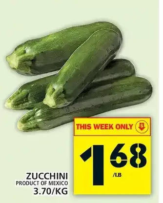 Food Basics Zucchini offer