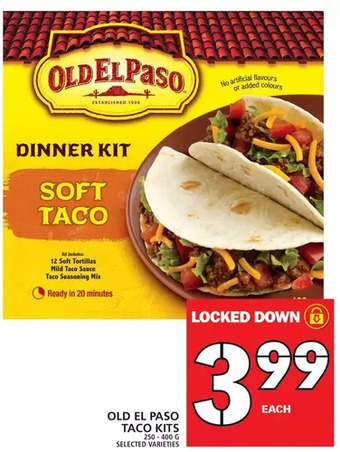 Food Basics Old el paso taco kits offer