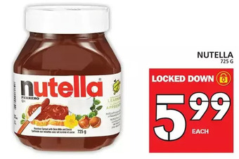 Food Basics Nutella offer