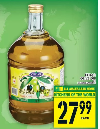 Food Basics Cedar olive oil offer