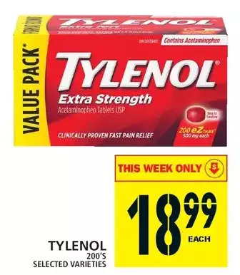 Food Basics Tylenol offer