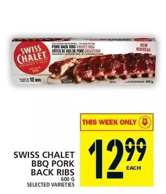Food Basics Swiss chalet bbq pork back ribs offer