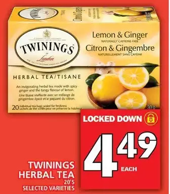 Food Basics Twinings herbal tea offer