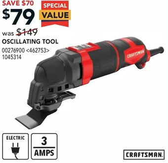 RONA Craftsman oscillating tool offer