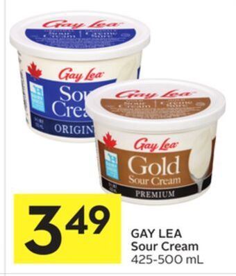 Foodland Gay lea sour cream 425-500 ml offer