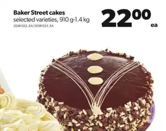 Real Canadian Superstore Baker street cakes, 910 g-1.4 kg offer