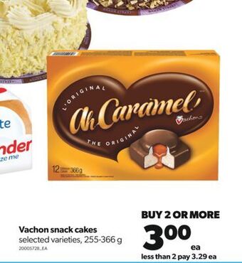 Real Canadian Superstore Vachon snack cakes, 255-366 g offer