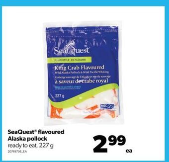 Real Canadian Superstore Seaquest® flavoured alaska pollock, 227 g offer