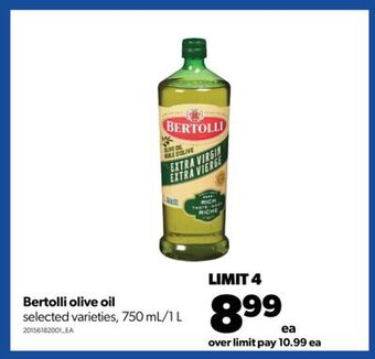 Real Canadian Superstore Bertolli olive oil, 750 ml/1 l offer