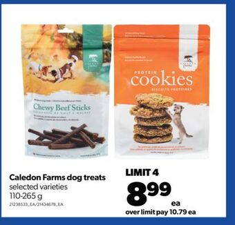Real Canadian Superstore Caledon farms dog treats, 110-265 g offer