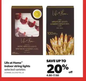 Real Canadian Superstore Life at home™ indoor string lights offer