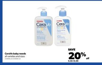 Real Canadian Superstore Cerave baby needs offer