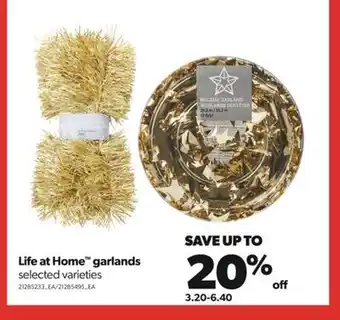 Real Canadian Superstore Life at home™ garlands offer