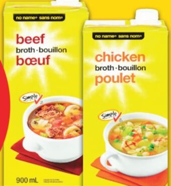 No Frills No name® broth, 900 ml offer