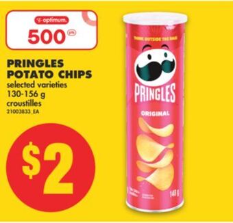No Frills Pringles potato chips, 130-156 g offer