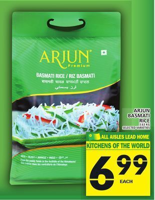 Food Basics Arjun basmati rice offer