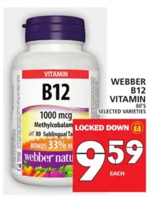 Food Basics Webber b12  vitamin offer