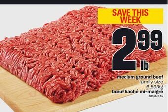 Independent Grocer Medium ground beef offer
