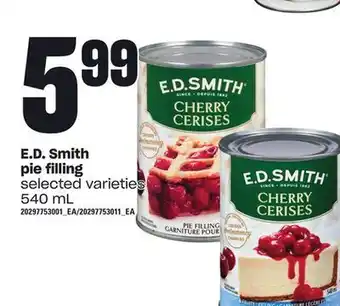 Independent Grocer E.d. smith pie filling, 540 ml offer