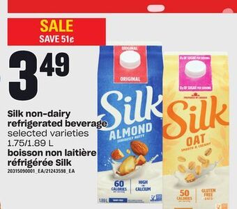 Independent Grocer Silk non-dairy refrigerated beverage, 1.75/1.89 l offer