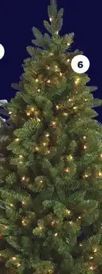 Real Canadian Superstore Life at home™ 7' pre-lit kananaskis pine artificial tree, 45" d/1078 tips/400 lights offer