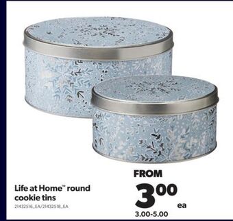 Real Canadian Superstore Life at home™ round cookie tins offer