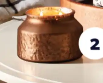 Real Canadian Superstore Life at home™ textured glass candle, 14 oz offer