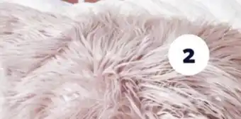 Real Canadian Superstore Life at home™ shaggy faux fur cushion, 18x18 inch offer