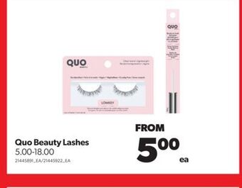 Real Canadian Superstore Quo beauty lashes offer