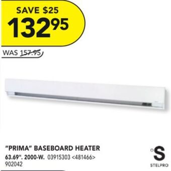 RONA Stelpro "prima" baseboard heater 63.69" offer