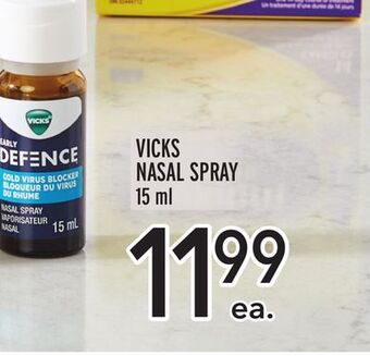 Metro Vicks nasal spray offer