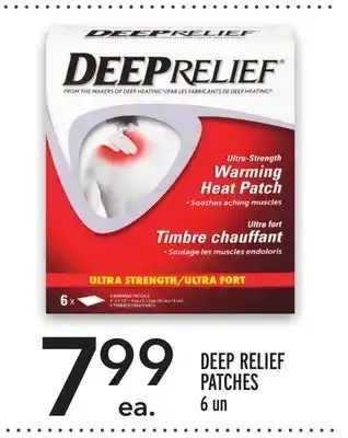 Metro Deep relief patches offer