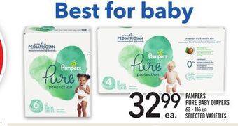 Metro Pampers pure baby diapers offer