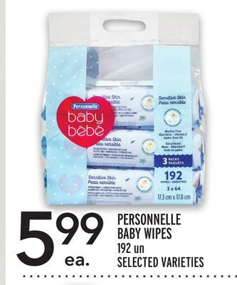 Metro Personnelle baby wipes offer