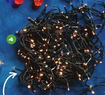 Loblaws Life at home™ microdot led 8-function outdoor string lights, 200's offer