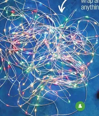 Loblaws Life at home™ microdot led 8-function outdoor string lights, 300's offer