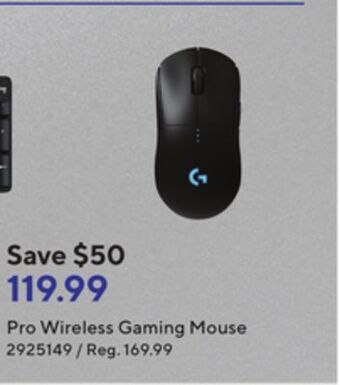 Staples Logitech pro wireless gaming mouse offer
