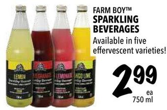 Farm Boy Farm boy™ sparkling beverages offer
