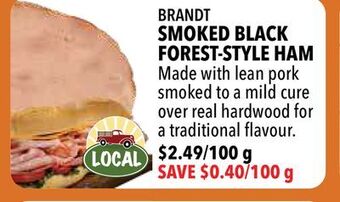 Farm Boy Brandt smoked black forest-style ham offer