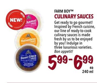 Farm Boy Farm boy™ culinary sauces offer