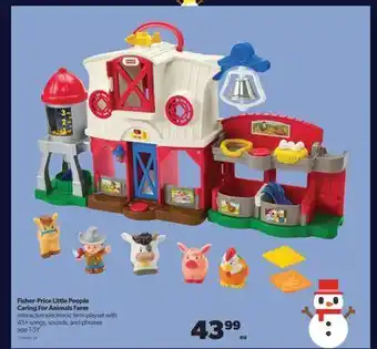 Real Canadian Superstore Fisher-price little people caring for animals farm offer
