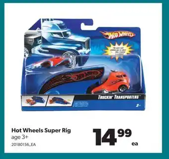 Real Canadian Superstore Hot wheels super rig offer