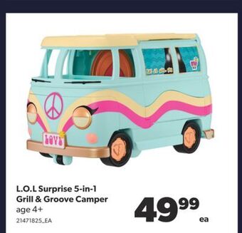 Real Canadian Superstore L.o.l surprise 5-in-1 grill & groove camper offer