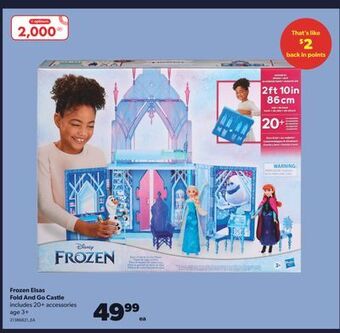 Real Canadian Superstore Frozen elsas fold and go castle offer