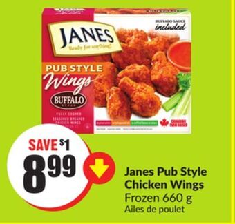 FreshCo Janes pub style chicken wings frozen 660 g offer