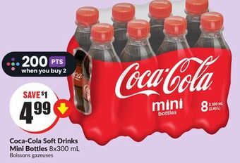 FreshCo Coca-cola soft drinks mini bottles 8x300 ml offer