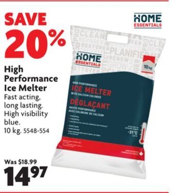 Home Hardware High performance ice melter offer